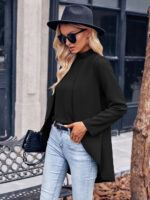 black mock turtleneck