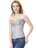 Everbellus Womens Princess Creamy Lvory Renaissance Overbust Corset Top G2