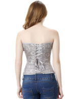 Everbellus Womens Princess Creamy Lvory Renaissance Overbust Corset Top G3