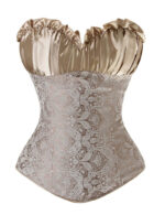 Everbellus Womens Princess Creamy Lvory Renaissance Overbust Corset Top I4