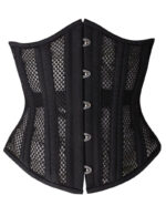 Everbellus Double Steel Boned Breathable Corset Heavy Duty Waist Training Shaper B4