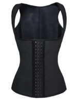 Everbellus Womens Steel Boned Waist Cincher Vest Shaper Slimmer Latex Corset B4