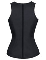 Everbellus Womens Steel Boned Waist Cincher Vest Shaper Slimmer Latex Corset B5